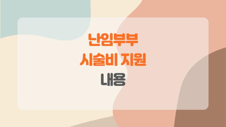 난임부부 시술비 지원 내용, 알고 나면 꼭 신청하고 싶어지는 반전 지원 이야기