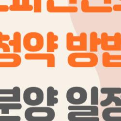 드파인연희 청약 방법, 1순위 뽑기 확률 100% 꿀팁 대공개!