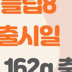 플립8 출시일 임박, 무게 162g 된다고 충격