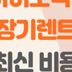 아이오닉9 장기렌트, 월 46만 원에 타는 비밀 방법