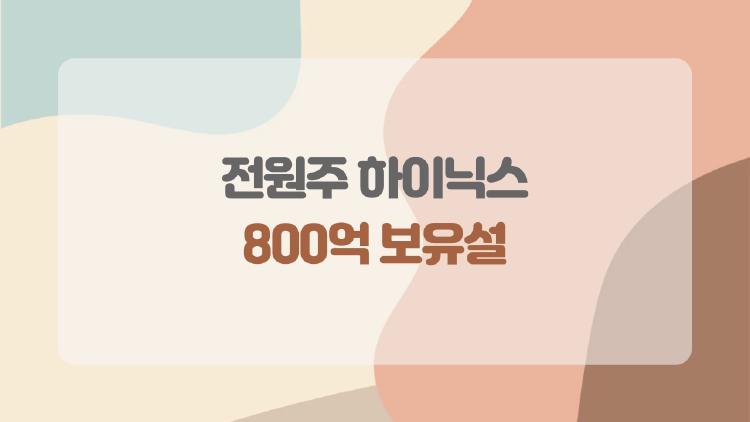 전원주 하이닉스 800억 보유설, 진짜 800억일까? 사람들이 궁금해하는 질문들