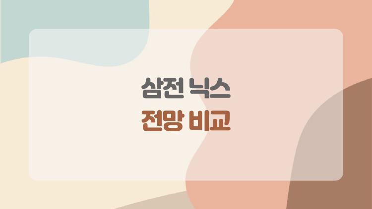 삼전 닉스 전망 비교, 지금 더 뜨거운 쪽은 어디일까