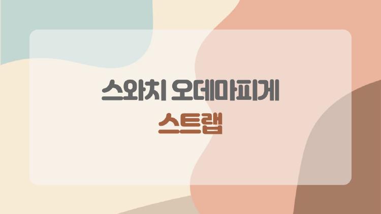 스와치 오데마피게 스트랩